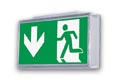 Luminaire de balisage compact, étanche, apparent ou suspendu, 230 VAC